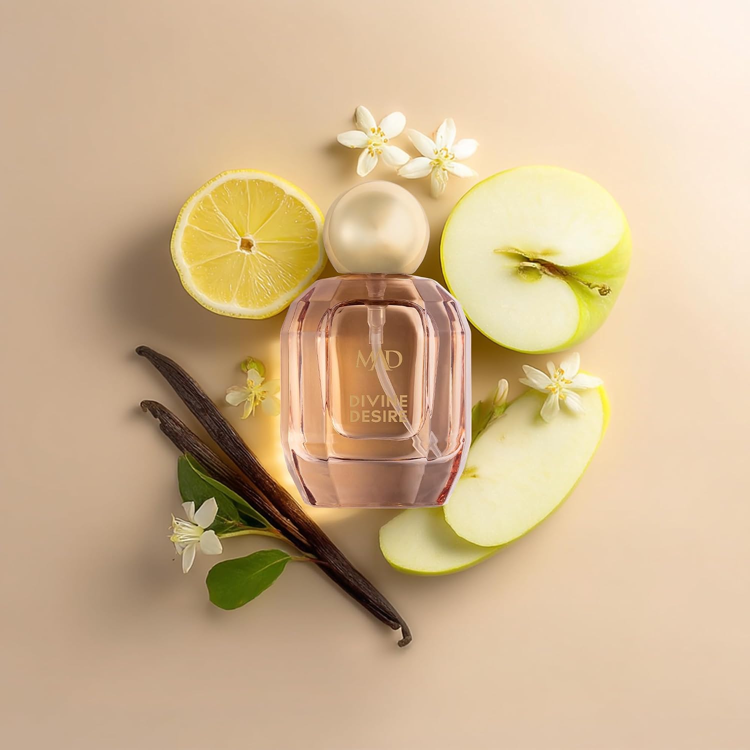 Mad Divine Desire Extrait de Parfum 100ml Womens Perfume – Oriental, Floral and Permanent with Tropical Fruits, Jasmine and Vanilla