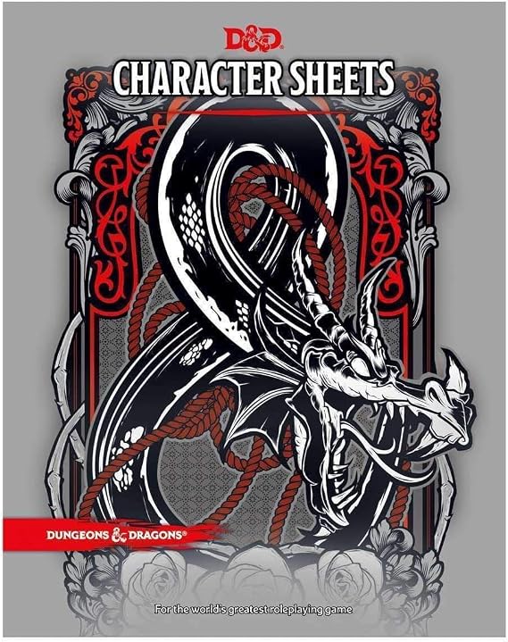 Dungeons & Dragons Character Sheet,Character Sheets