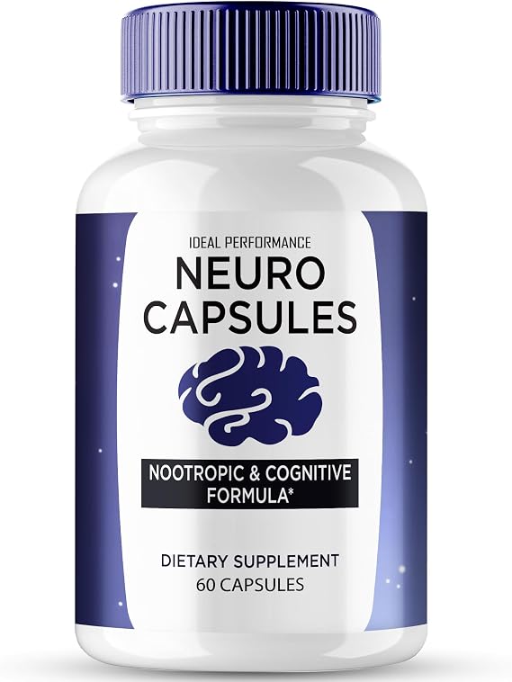 Neuro Capsules, Official NeuroCapsules Supplement for Brain Health & Memory Support - Maximum Strength, Advanced Formula Nootropic Pills, All Natural Neuro-Capsules Support Reviews (60 Capsules)