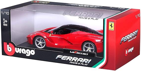 Bburago B18-16001R 1:18 Scale The Laferrari from The Bburago Race and Play Series Die-Cast Model