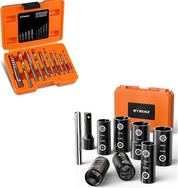 10Pcs and 9Pcs Bolt Extractor