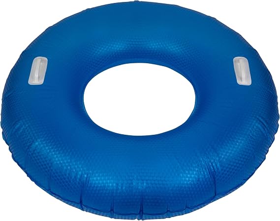 42" Blue Sparkle Inflatable Swimming Pool Tube Ring Float
