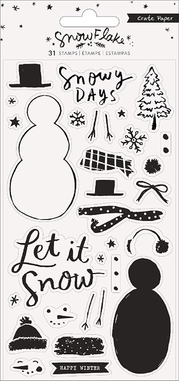 Crate Paper Stamps, Clear