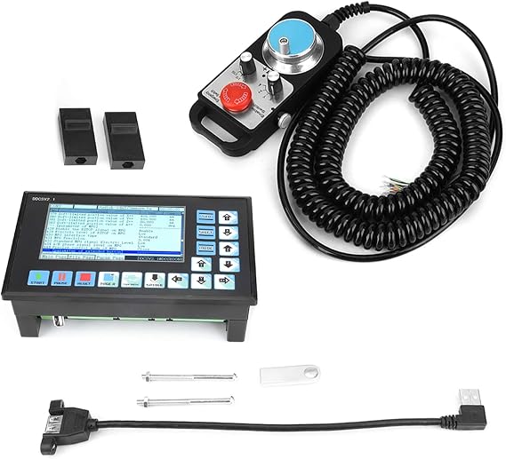 4 Axis DDCSV2.1 USB CNC System Offline Controller Engraving Machines with Handwheel 5V
