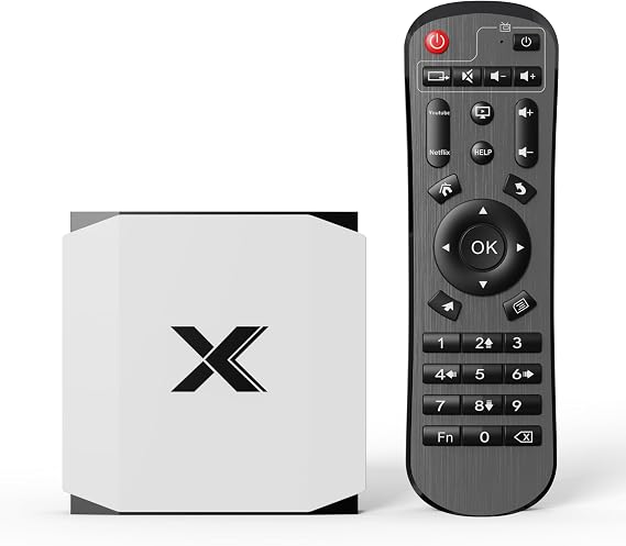 Android TV Box, 4GB RAM 32GB ROM Quad-Core, 4K UHD,HDMI Cable, USB2.0
