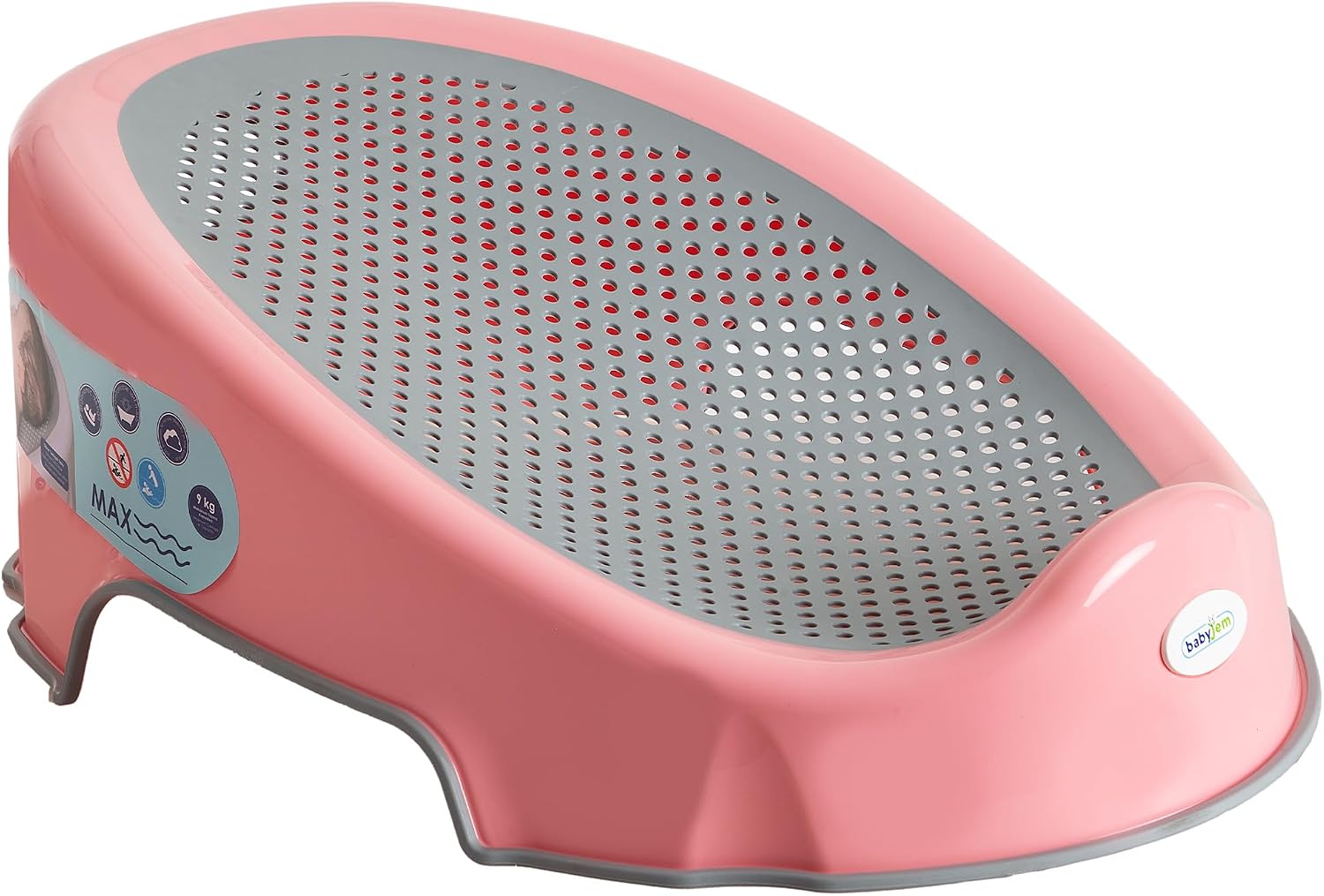 Babyjem Bath Seat for The Large Bath or Shower Baby Bath Seat Baby Bath Seat Baby Bath Seat Pink