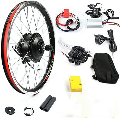 20 Electric Bicycle Rear Wheel E-Bike Conversion Kit 48V 1000W Bike Bicycle Cycling Power Hub Motor SW-810 LED Display Intelligent Controller Set 20 48V 1000W Rear Wheel Kit