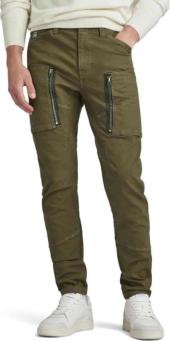 G-STAR Men's Zip Pocket 3D Skinny Fit Cargo Pants
