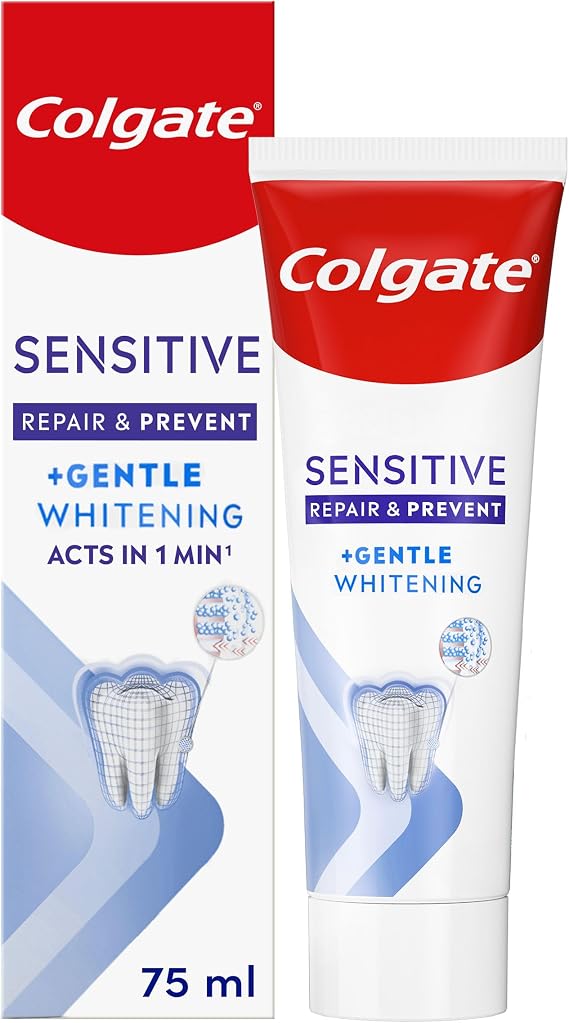 Colgate Sensitive Repair & Prevent Gentle Whitening Toothpaste, 75ml
