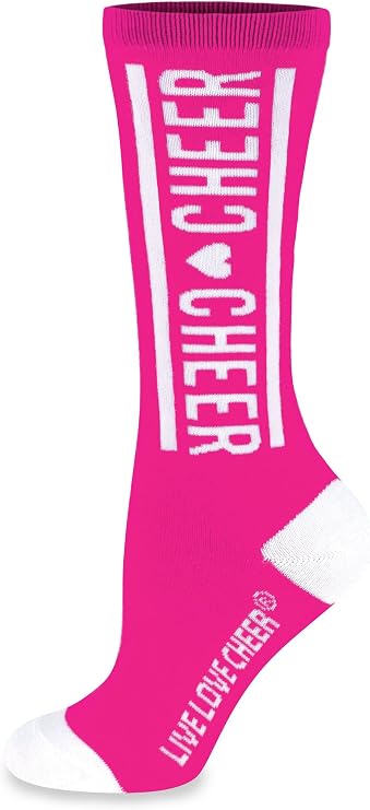 Chasse Knee-High Heart Cheer Sock
