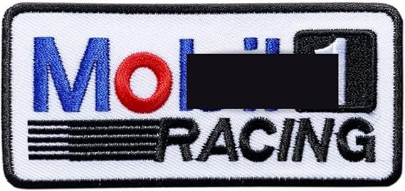 Motorsport Oil Racing Iron on Sew on Patch Patch (4.0 inch)