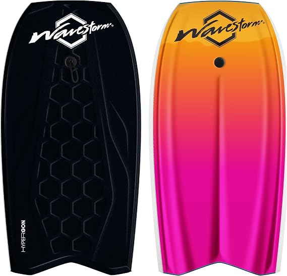 Wave Storm 42.5in Performance Foam Bodyboard with Sector Fin Channel Bottom