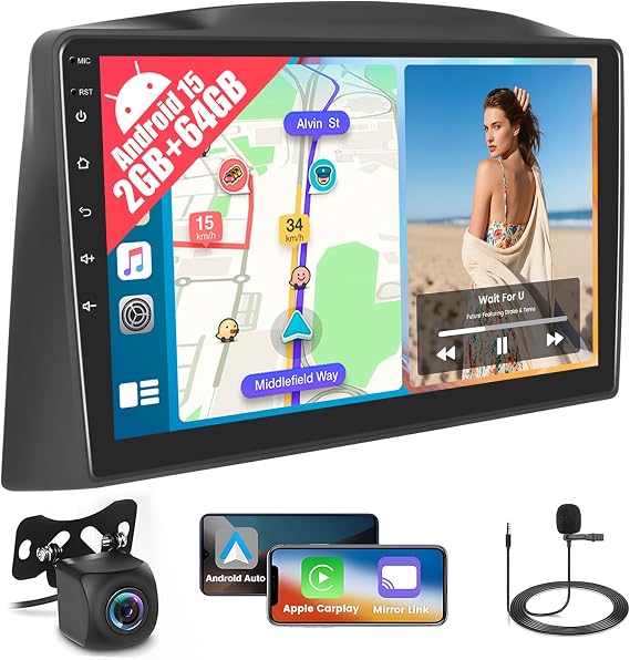 Android 15 Car Stereo for Jeep Grand Cherokee 2005 2006 2007