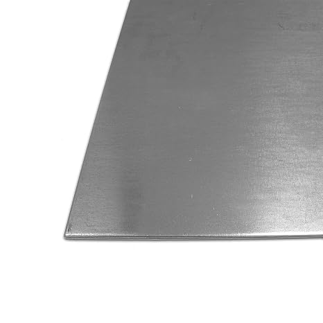 B&T Metal Galvanised Steel Sheet 3.0 mm Thick Size 200 x 500 mm Galvanised sheet metal in cut