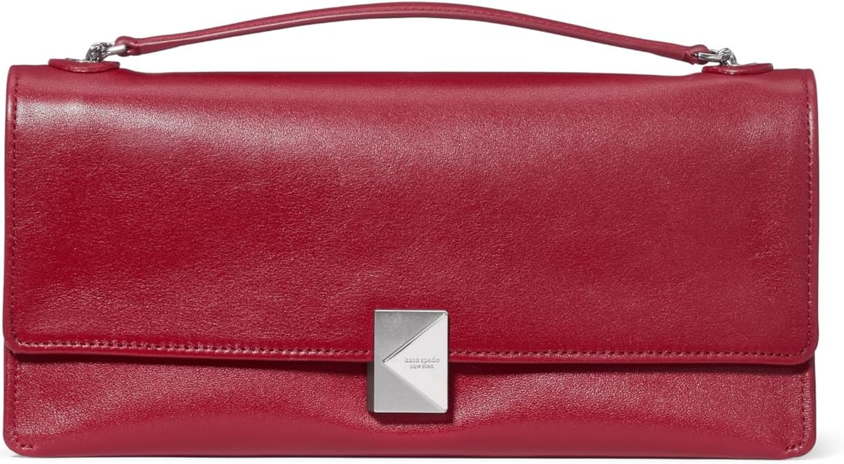 kate spade new york Deco Glazed Leather Soft Shoulder Bag