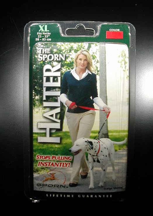 The Original Sporn Training Halter (red, x-large)