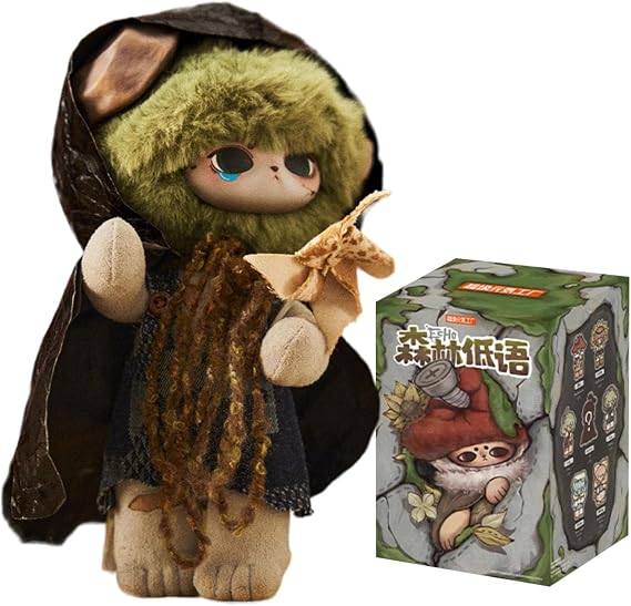 CALEMBOU Plush Doll Blind Box, 8'' Echo Forest Whispers Series Stuffed Animal Handmade Plush Toys, Kawaii Mystery Collectible Toys Cute Soft Charm Christmas Birthday Gifts (Forest Whispers Series)