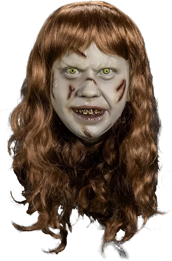 Trick Or Treat Studios The Exorcist Regan Deluxe Injection Molded Plastic Mask