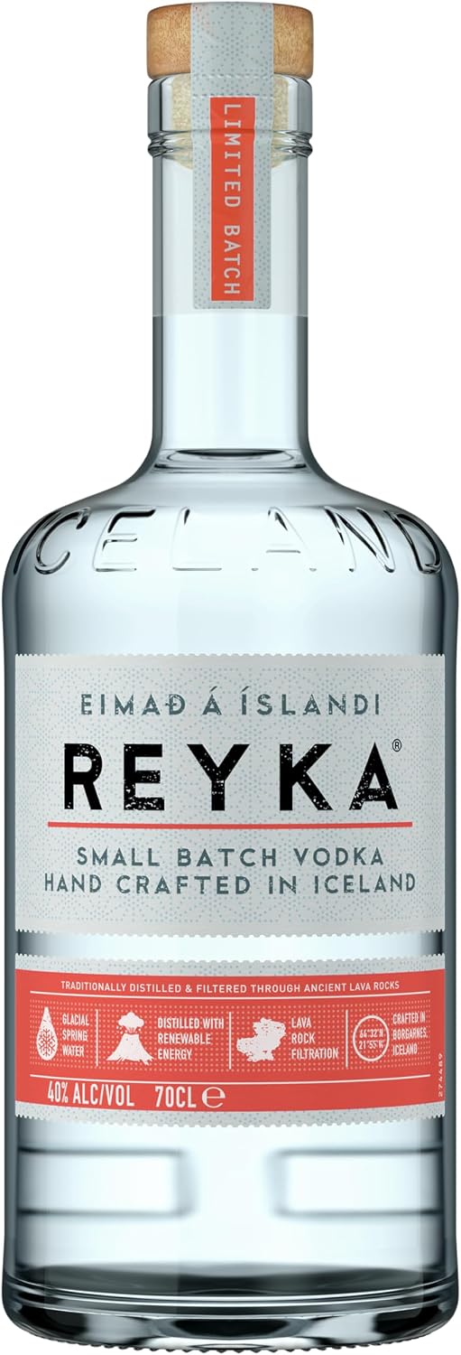 Reyka Vodka, 70cl – From Iceland’s Glaciers to Your Glass