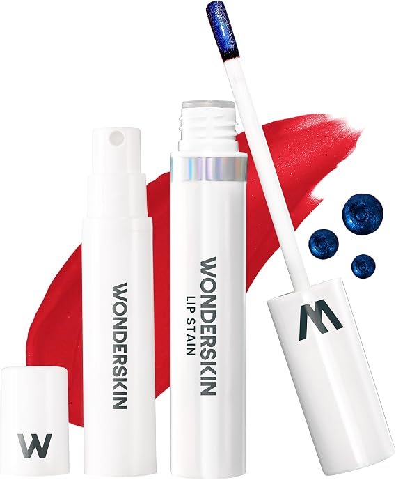 Wonderskin Lip Stain Kit – Long Lasting, Waterproof, Lip Tint Peel Off