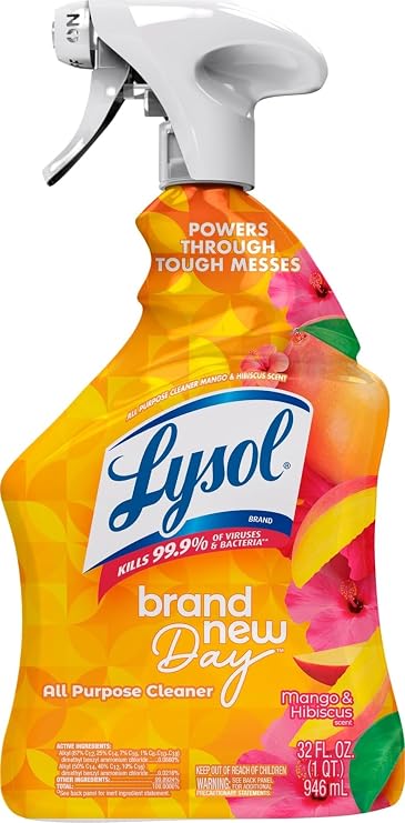 Lysol All Purpose Cleaner Spray, Disinfectant, Mango, 32oz
