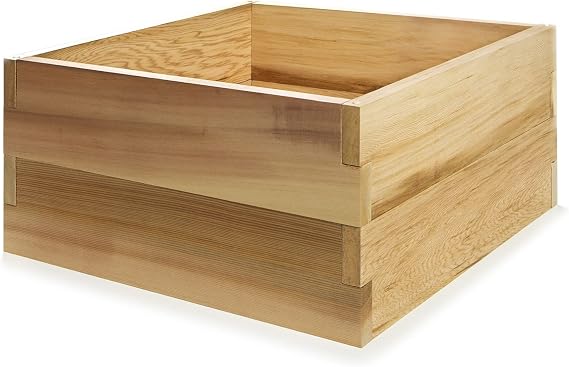 All Things Cedar RG24-2 Double Raised Garden Bed Vegetable Boxes, 2'