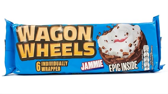 Burtons Jammie Wagon Wheels 6 Pack x 4