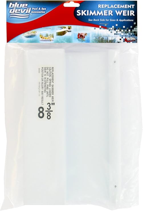Blue Devil B8550 Skimmer Weir Replacement, Skimmer Weir for Swimming Pool, Swimquip U3, 8-3/8-Inch