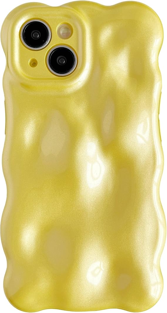 Caseative for iPhone 15 Case, Light Yellow