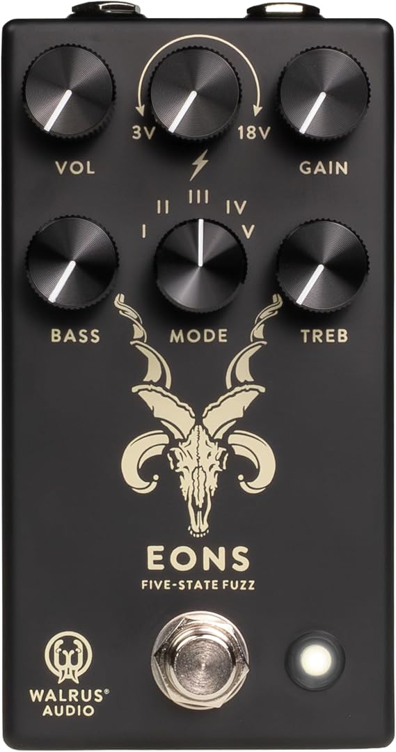 Walrus Audio Eons Five-State Fuzz Pedal, Black