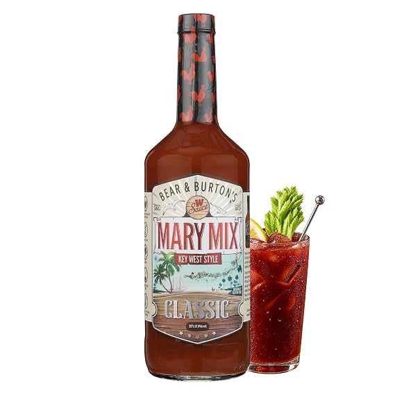 Bear & Burton's Key West Style Mary Mix - Bloody Mary Mix - 32 Oz.