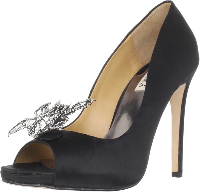 Badgley Mischka Women's Reta Open-Toe Pump