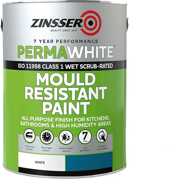 Zinsser Perma - White Matt 5 Litre White