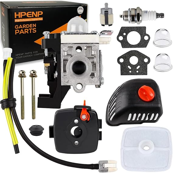 SRM 225 Carburetor for Echo SRM225 GT225 GT225i PE225 PAS225 SHC225 SRM225i GT225L PPF235ES Trimmer Premium Weed Eater Edger Carb with SRM 225 Case Cleaner Cover Primer Bulb Spark Plug fuel line