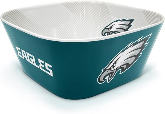 YouTheFan NFL Philadelphia Eagles Large Party Bowl