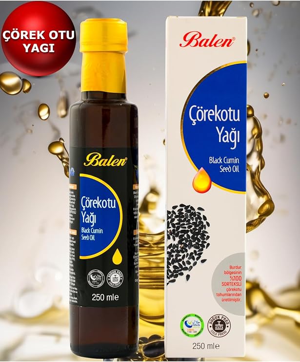 Balen Çörekotu Yağı 250 Ml.%100 Saf Çörek Otu Yağı