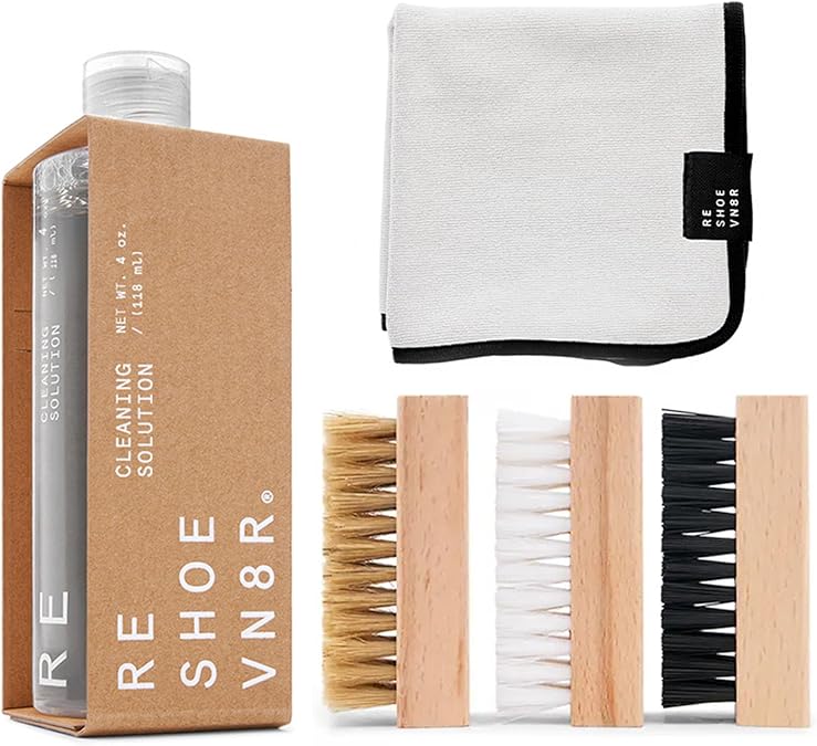 RESHOEVN8R Shoe Cleaner Kit - Sneakers, Mesh, Canvas, Suede, Knit, Leather
