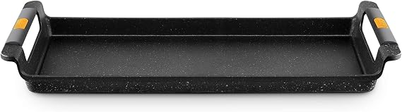 CASTEY - Castey Vitro-Gas Tray, 60 cm, Model 1-P60Y, Non-Stick Rotisserie with Fixed Handles, Better Handling and Greater Comfort, Easy to Clean
