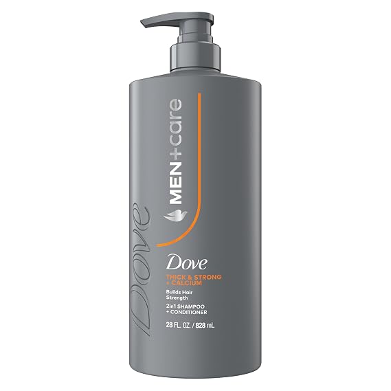 Dove Men Thick & Strong 2-in-1 Shampoo & Conditioner, Thickening 28oz