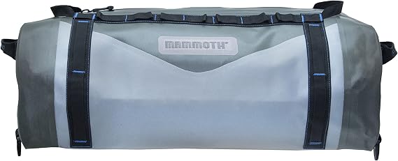 Mammoth Frontier 50 Quart Soft Cooler, Puncture and Tear Resistant Soft Ice Chest, Great for Outdoor Adventures, in Light Gray
