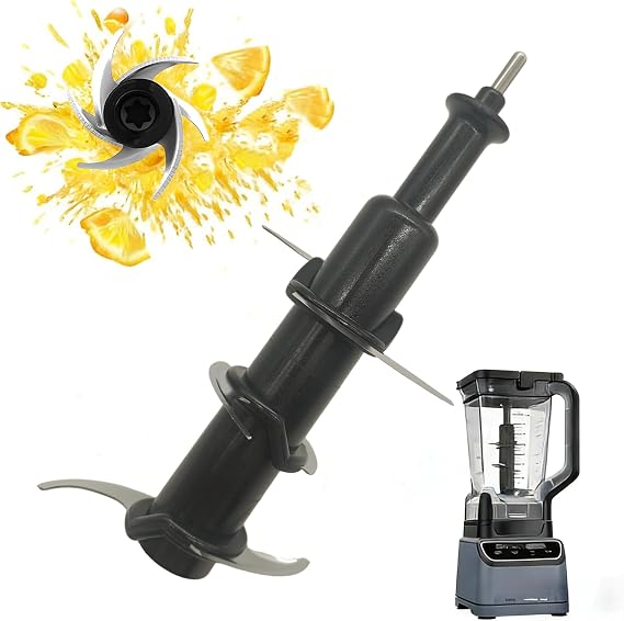 6-Blade Blender Blade Replacement for Ninja 72oz Pitcher, Compatible with Nutri Ninja & Kitchen System BL640,BL641,BL642,BL642W,BL642W1,BL680A,BL681A,BL681C,BL682,BL682W...(T3-A)