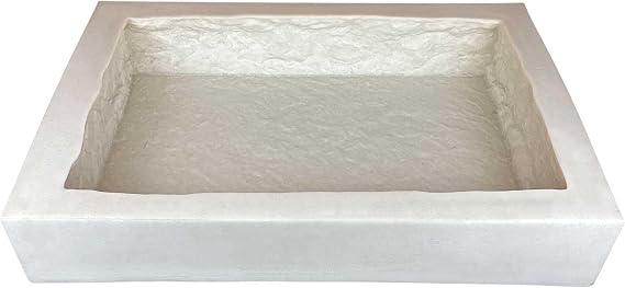 Rubber Molds for Concrete, Slate Texture, Monument Base Mold, 22" L x 14" W x 4" D