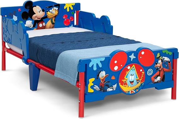 Delta Children - Mickey Mouse 3D Toddler Bed, Blue