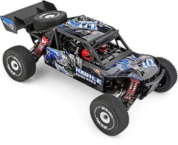 WLTOYS XK 124018 V2 1/12 4WD 55km/h High-Speed Off-Road Remote Control Drift Climbing RC Racing Car Adults,Kids Toys (124018 2200+3000)