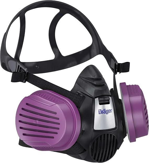 Drager X-plore 3500 Half Mask Respirator + P100 Filter - Wildfire