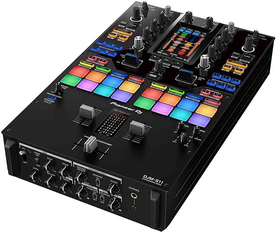 Pioneer DJ DJM-S11 Professional Scratch Style 2-Channel DJ Mixer for Serato DJ Pro or Rekordbox