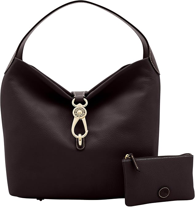 Dooney & Bourke Handbag Wallet Set, Logo Lock Shoulder Bag Coin Purse