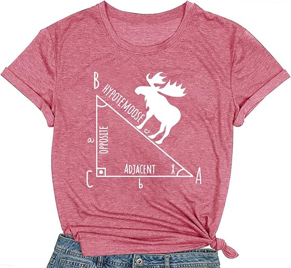 Womens Math Teacher Shirt Teaching Letter Print Tshirt Math Teacher Life Tee Tops
