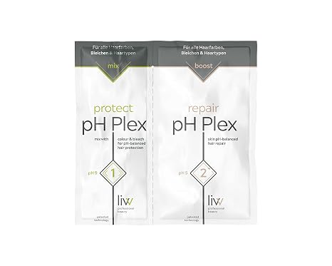 pH Plex 1 & 2 - Protection & Repair Hair Care Set Protects Hair During Dyeing / Bleaching Repairs Damaged Hair Suitable for All Hair Types for an Optimal Hair Feel