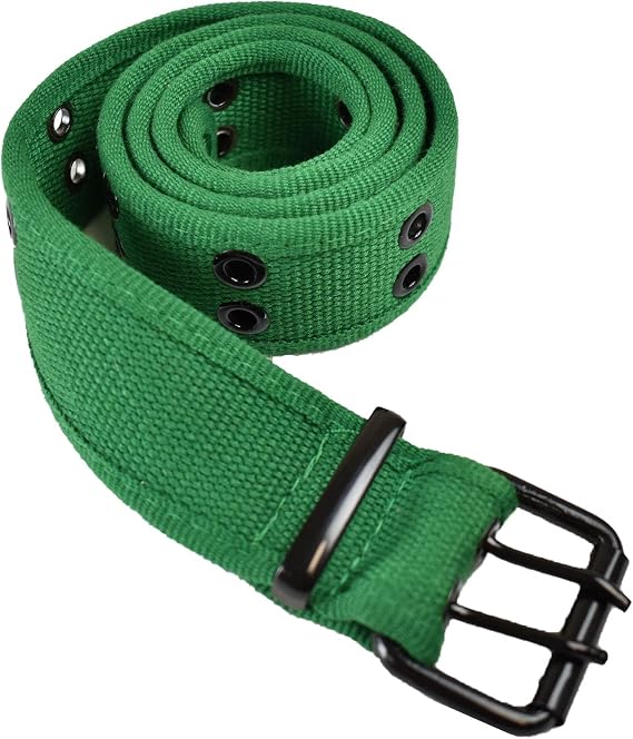 Eurosport Premium Canvas Grommet Belt - WB211 - Kelly Green XL